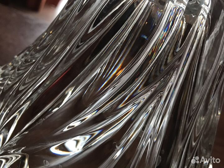 Большая вазы хрусталь лзхс СССР