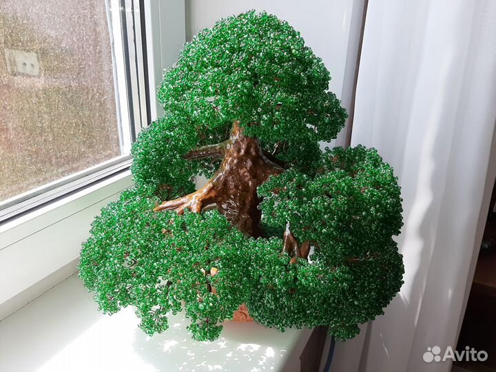 Деревья из бисера