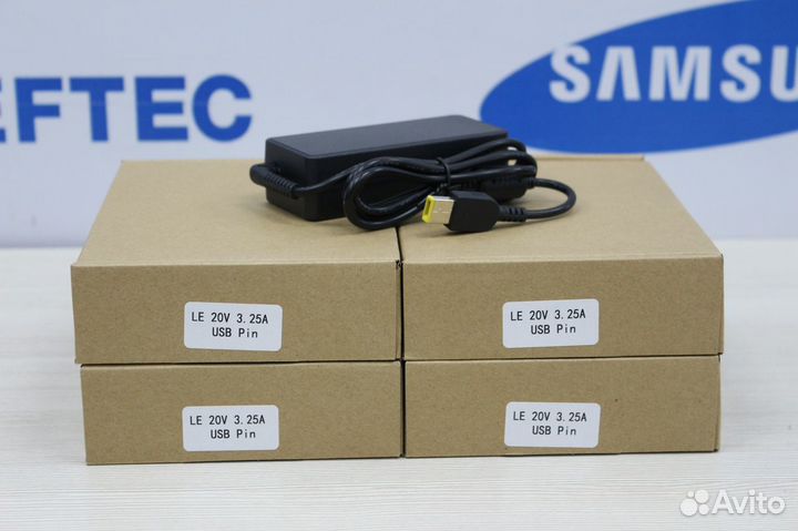 Зарядное устройство Lenovo 20V 3,25A USB Pin