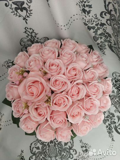 Букет из 35 мыльных роз