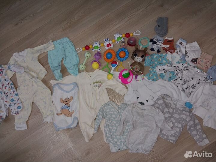 Вещи для новорожденного мальчика пакетом