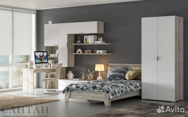 Письменный новый стол со шкафом пс3003