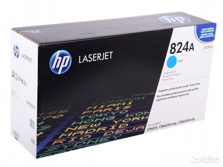 Оригинальный фотобарабан HP CB385A 824A голубой