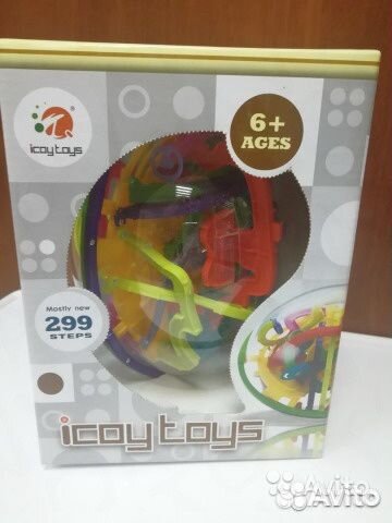 Шар лабиринт-головоломка 299 уровней