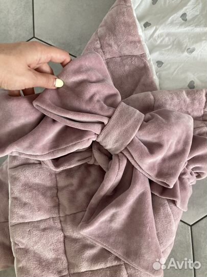 Конверт на выписку осенне-зимний для девочки