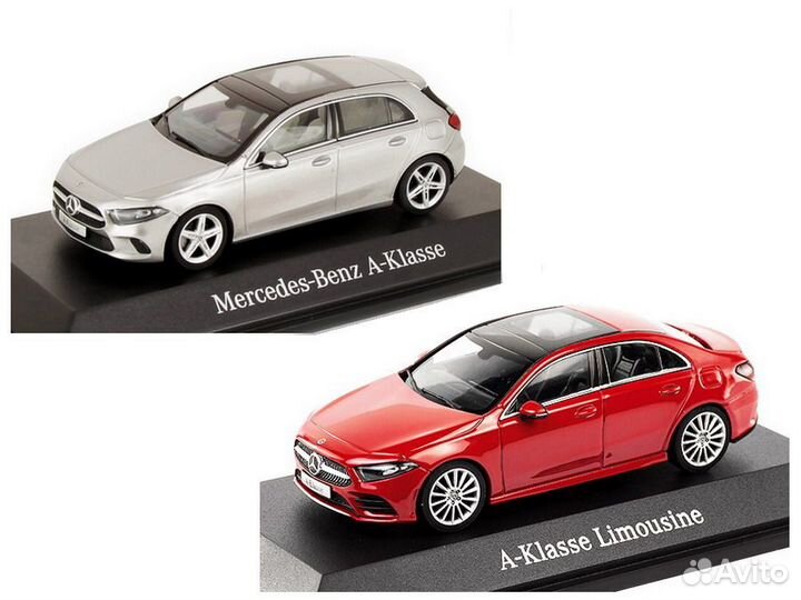 Cкидкa 1/43 Mercedes A-class 2018 хэтч / седан