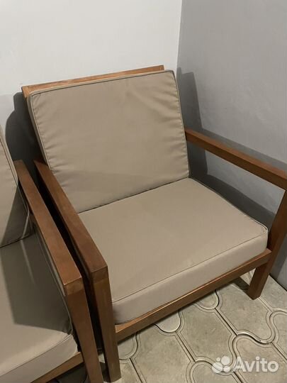 Диван и 2 кресла садовая мебель