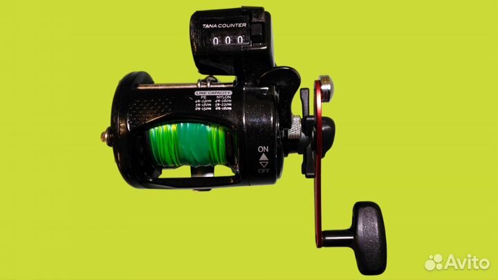 Троллинговая мультипликаторная катушка Semetana