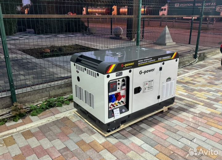 Дизельный генератор 16 кВт G-power DG19000SE3 три