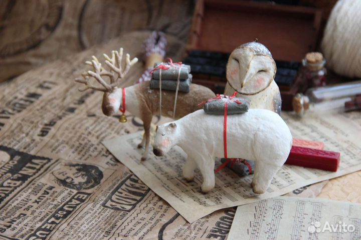 Набор ватных игрушек Северные звери