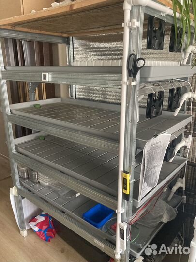 Стеллаж (гидропонная установка) микрозелень