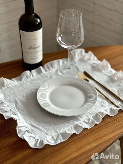 Салфетки сервировочные белые