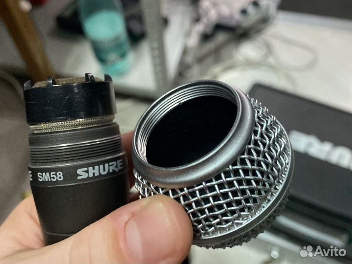 Микрофон динамический shure sm-58