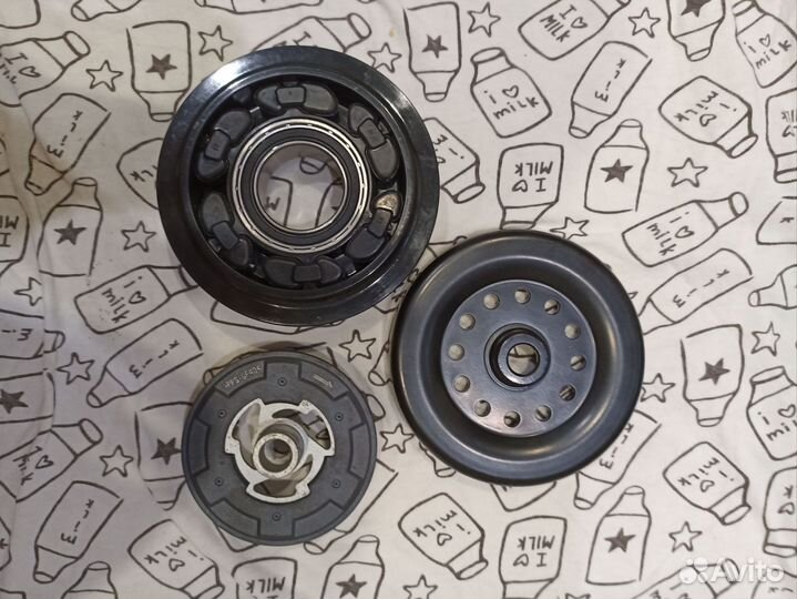 Шкив компрессора кондиционера Opel corsa D