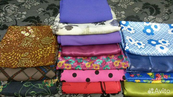 Ткань шелк, атлас, креп-сатин и т. д