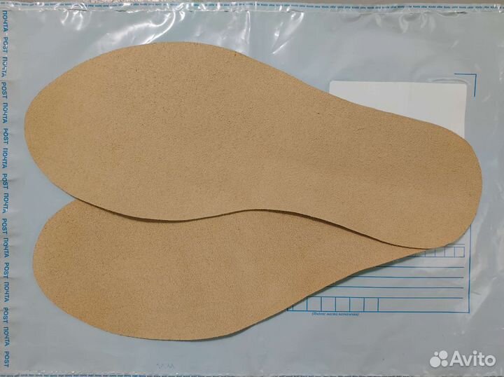 Стельки кожаные 1,6-1,8 мм растишка