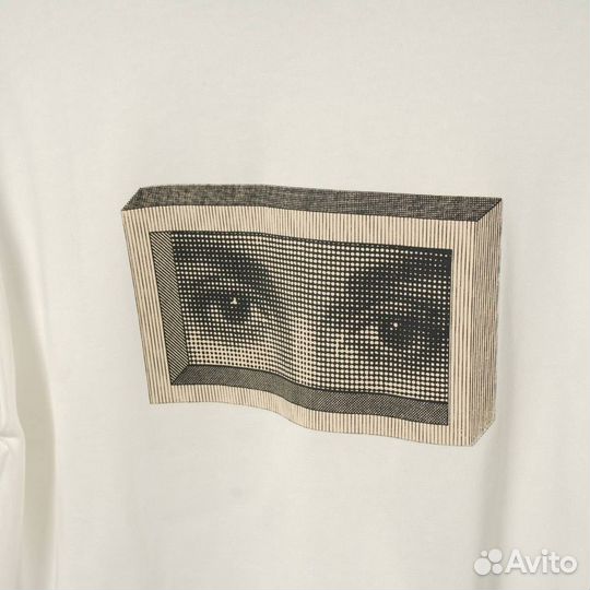 Лонгслив cavempt белый оверсайз cav empt