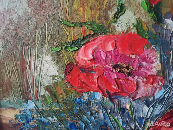 Картина маслом на холсте в раме