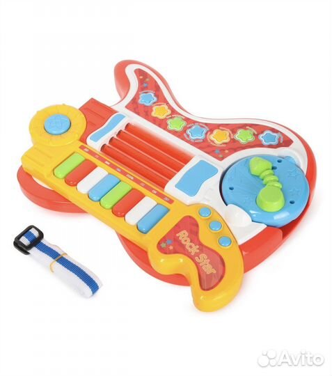 Новая запечатанная Гитара пианино 2 в 1 BabyGo