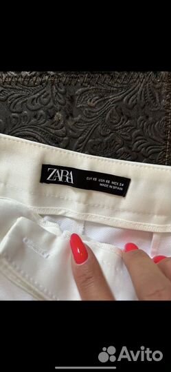 Брюки белые женские zara