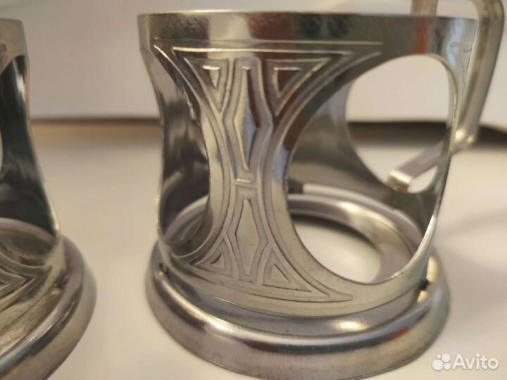 Подстаканники СССР, нерж