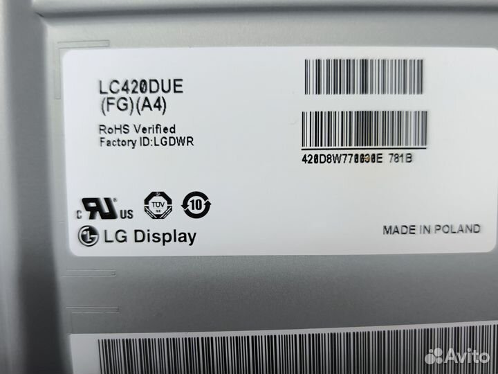 Разбор LG 42LB588V EAX65610904 1.0