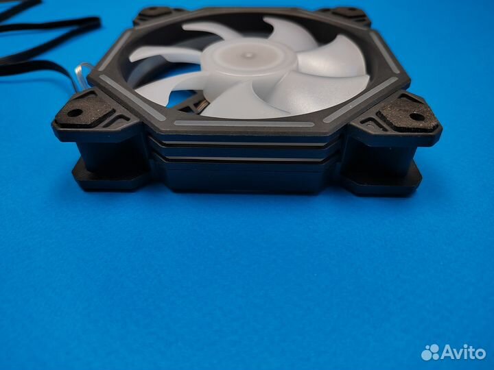 Кулер argb 120 мм 6PIN для корпуса черный Новый
