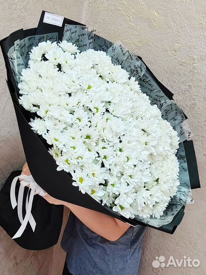 Цветы розы Букет Гигант из ромашек Доставка Пермь