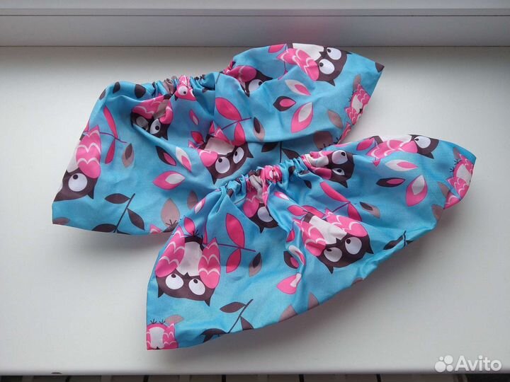 Эко бахилы многоразовые детские непромокаемые