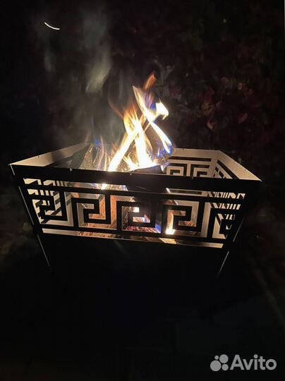 Кастровая чаша с решёткой гриль