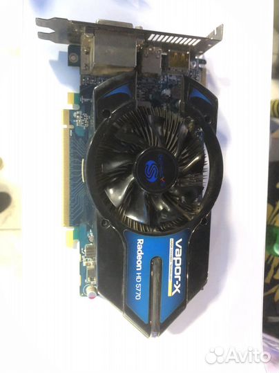Видеокарта sapphire AMD radeon HD 5770 vapor-x