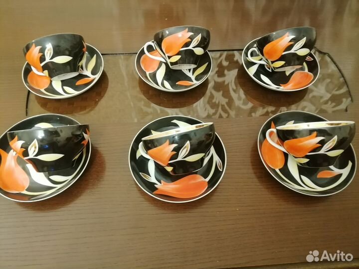 Чайные пары Дулево-Тюльпан, Сервиз 