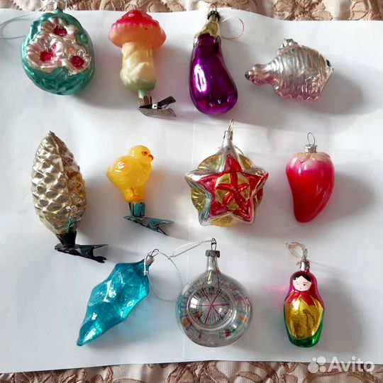 Елочные игрушки СССР