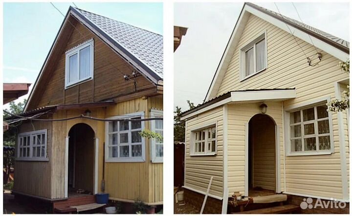 Строительство и реконструкция домов дач бань