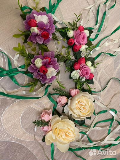 Аренда свадебных украшений на свадебную машину