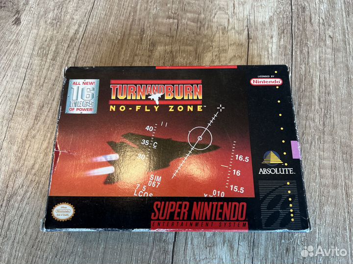 Turn And Burn для Super Nintendo (snes) PAL