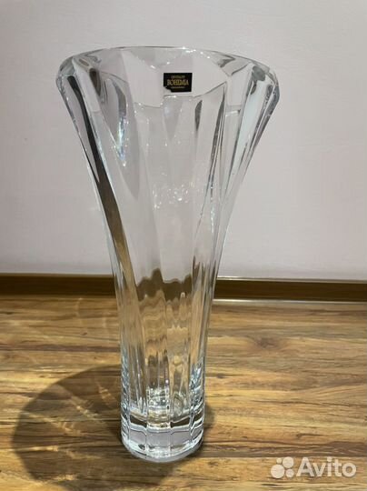 Хрустальная ваза богемия