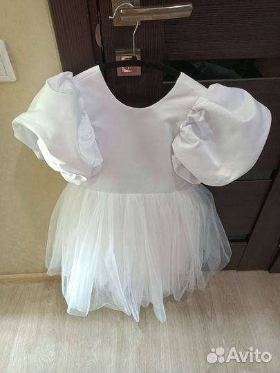 Платье для девочки 122 128 белое