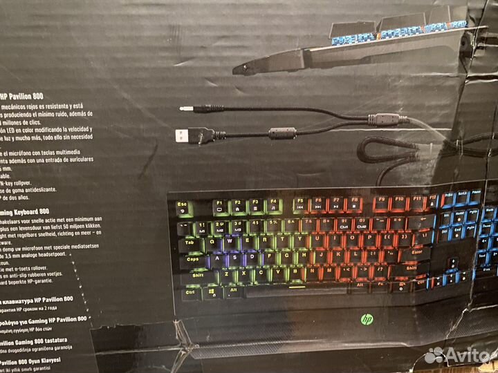 Игровая клавиатура HP Pavilion Gaming 800 5JS06AA