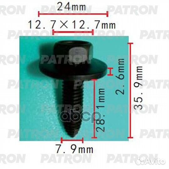 Винт металлический Применяемость: Болт GM T113