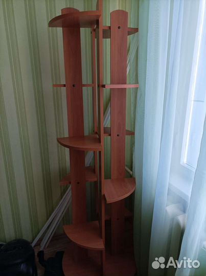 Подставка для цветов напольная деревянная