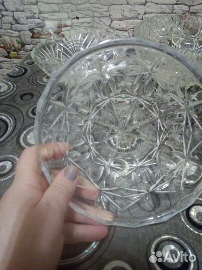 Хрустальная салатница