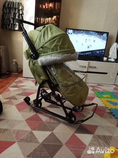 Санки коляска nika