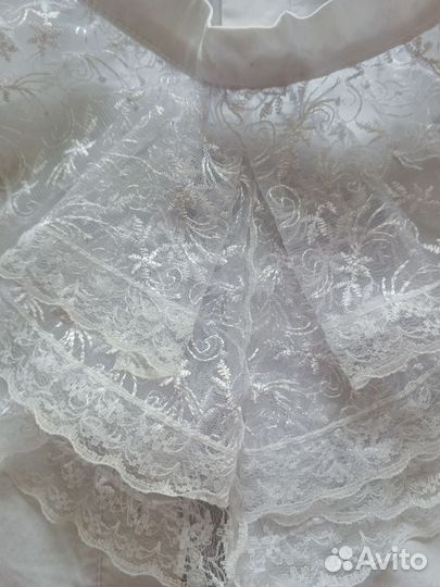 Блузка школьная нарядная 128-134