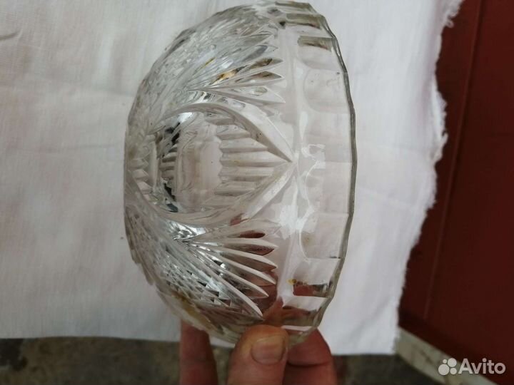 Хрустальные Салатник, конфетница времен СССР