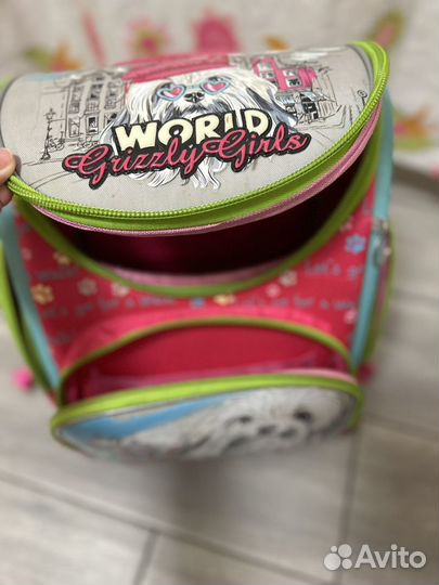 Школьный рюкзак гризли и скай нэйм