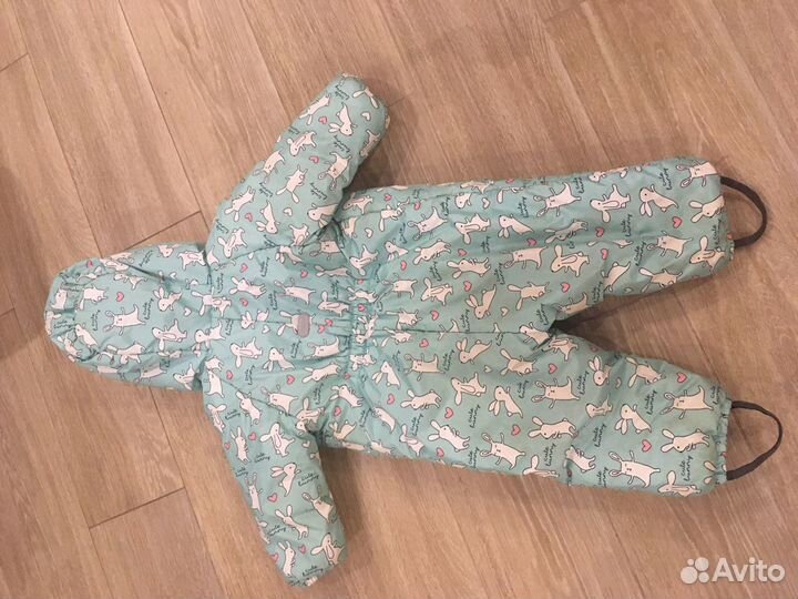 Комбинезоны и куртки на девочку р 86