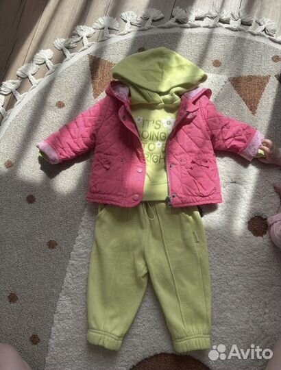 Куртка весенняя для девочки 74-80
