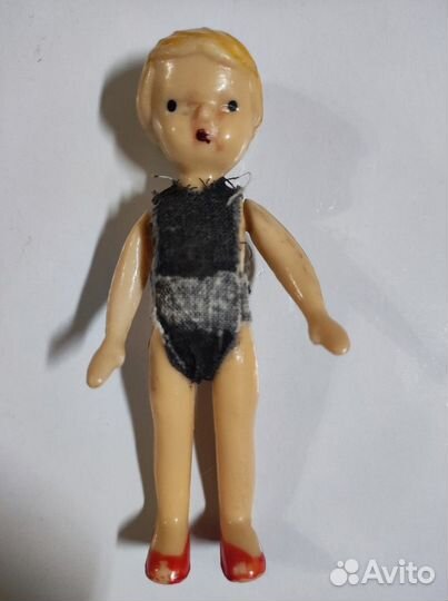 Кукла пупс СССР колкий пластик Аским