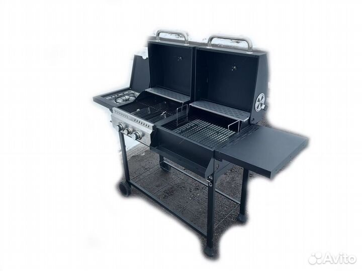 Газовый гриль + мангал 2 в 1 